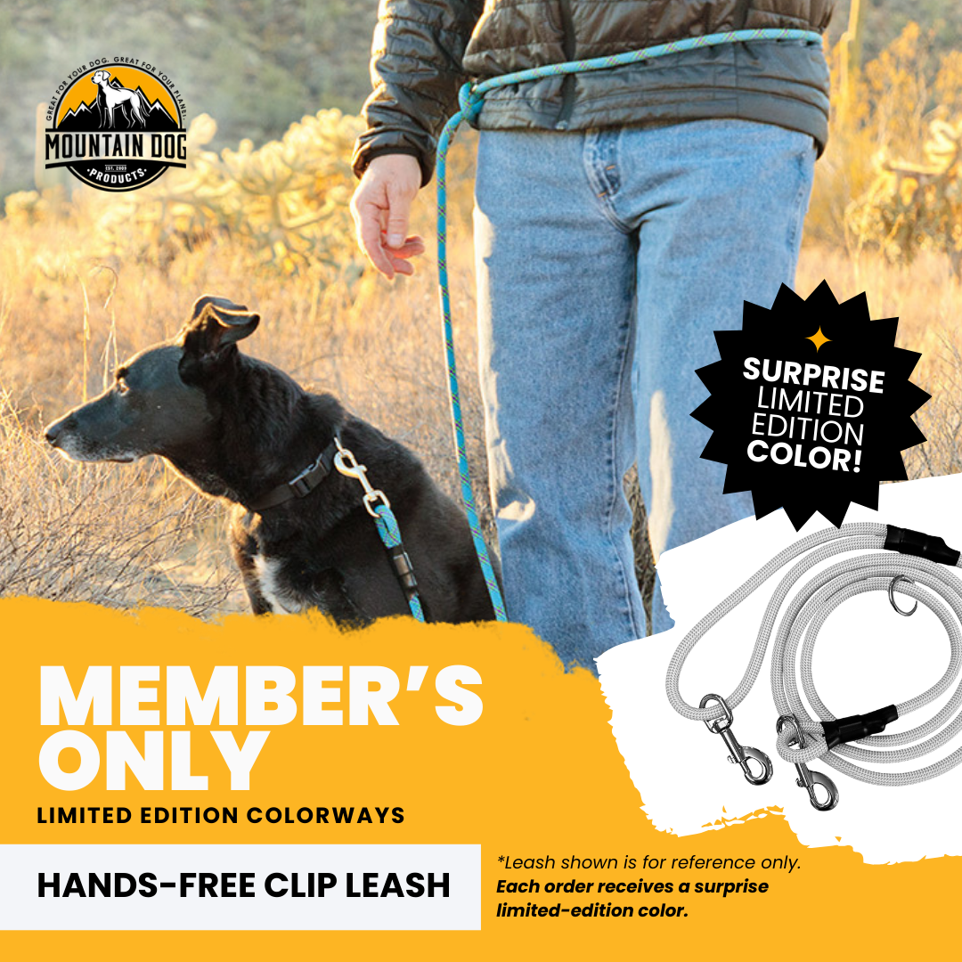 Hands-Free Standard Clip Leash, Members Only edition