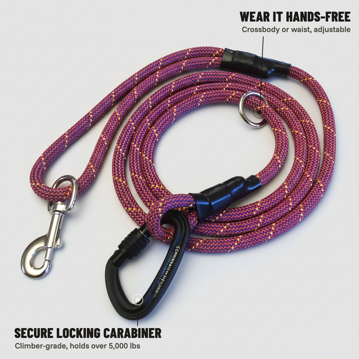 Hands-Free Standard Carabiner Leash