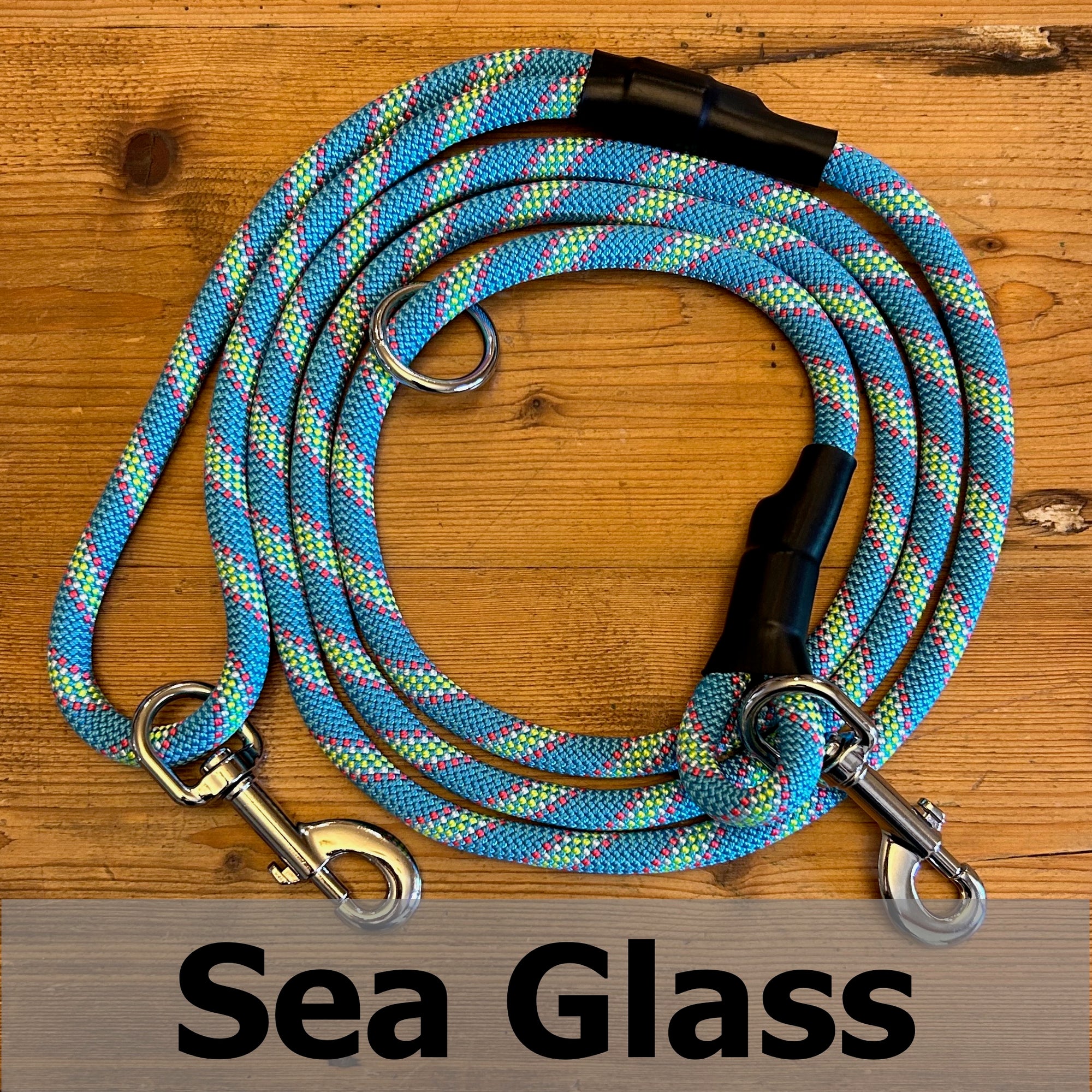 Hands-Free Standard Clip Leash - Sea Glass