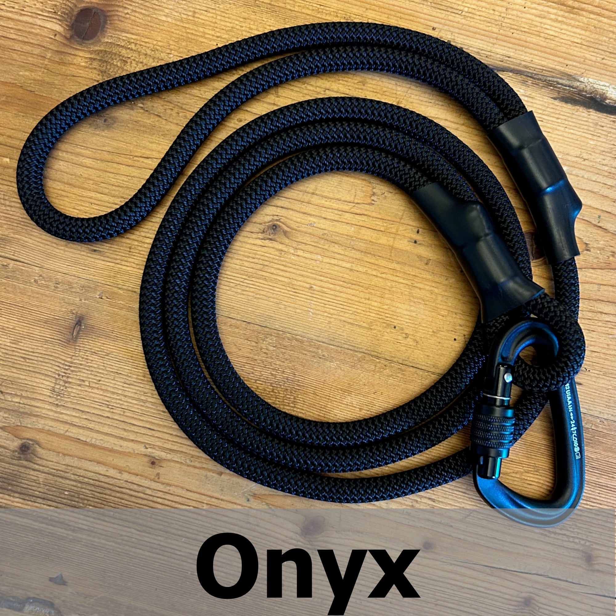 Standard Carabiner Leash - Onyx