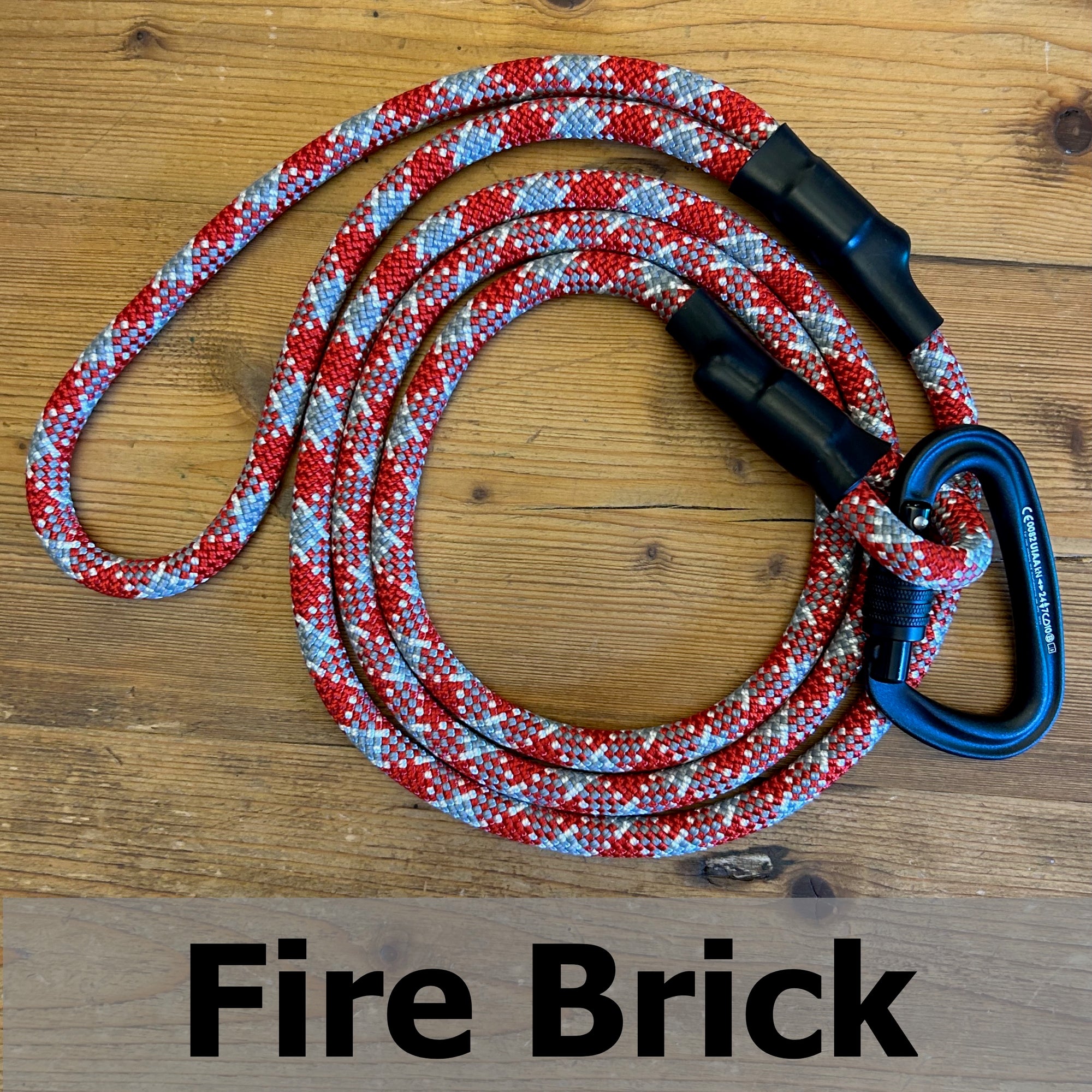 Standard Carabiner Leash - Fire Brick