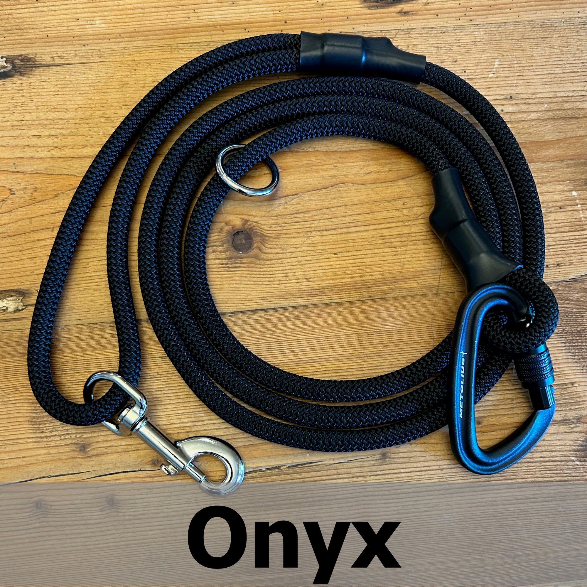 Hands-Free Standard Carabiner Leash - Onyx