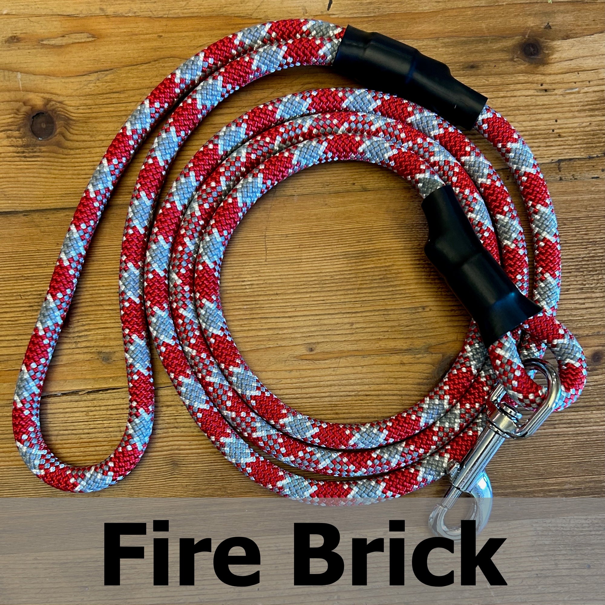 Standard Clip Leash - Fire Brick